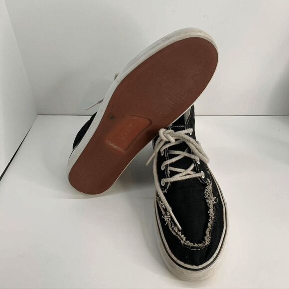 Vans Mid Top Black - Size 9.5 Mens‎ - Picture 7 of 8